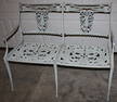 Vintage Molla Bench "Diana The Huntress" In Cast Aluminum