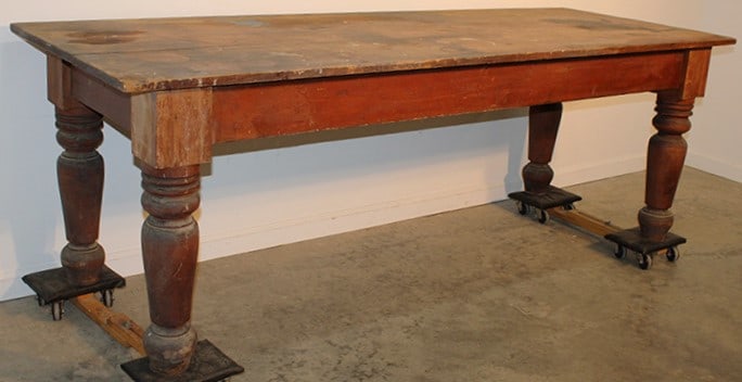 Meaty 7' Country Store Table (1 of 4)