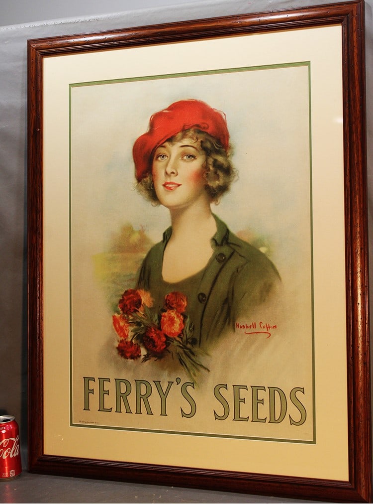 Large Original Ferrys Seed Poster Dated 1920 (1 of 4)