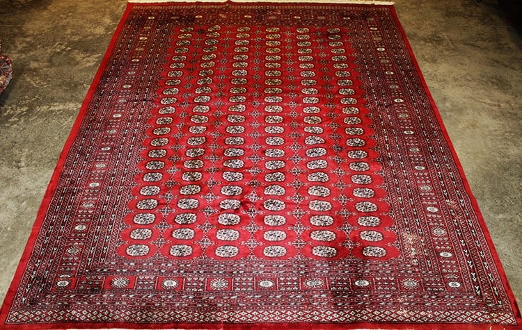 Finely Woven Handmade Bokhara Room Size Rug (1 of 6)