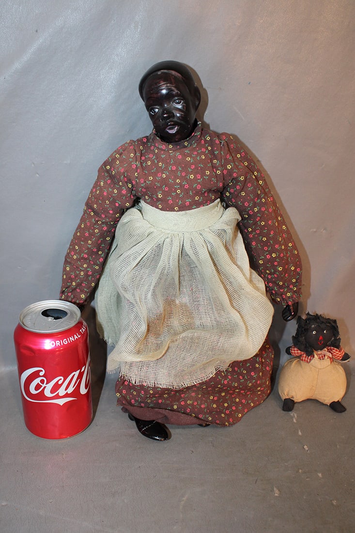2 Vintage Dolls Black Memorabilia, Largest Is 13" Tall (1 of 5)