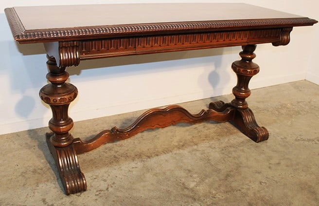 Clean Mahogany Sofa/Library Table Made By Imperial Grand Rapids (1 of 5)