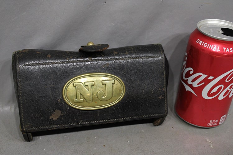 New Jersey Leather Ammo Pouch Stamped A. R. Smith (1 of 6)