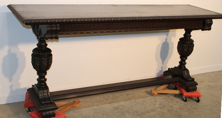 Clean 70" Mahogany Sofa Table With 1 Drawer (1 of 5)