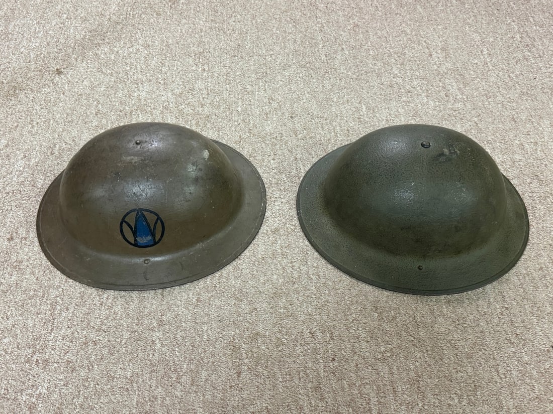 Half Helmets WWI Doughboy Replica Helmet - 18-Gauge Steel With