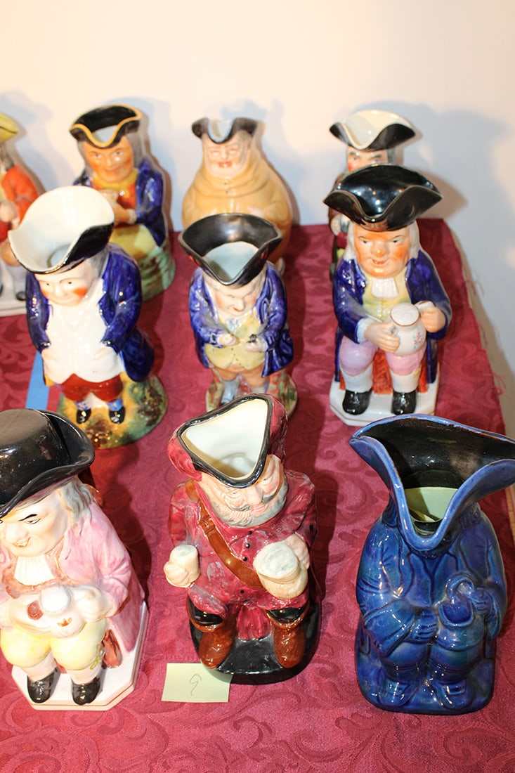 Life Long Collection Of Antique Toby Mugs (9) (1 of 5)