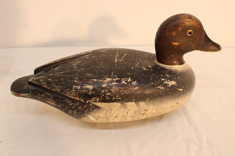 Decoy Duck Goldeneye Hen (Reggie Bloom), Original Paint Appr. 12.5" Long (1 of 3)