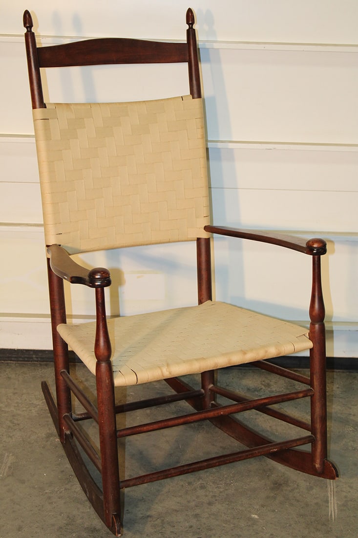 Nice Clean Antique Shaker Rocker Marked #6 (1 of 3)