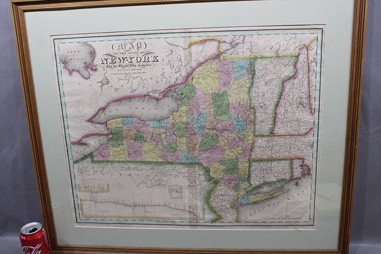 1852 Map Of New York And Surrounding Areas (1 of 5)