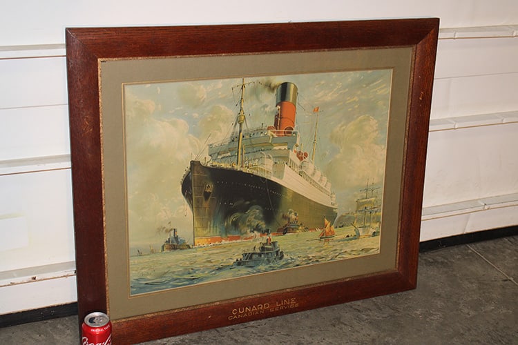 Fine Cunard Line Litho (1 of 3)