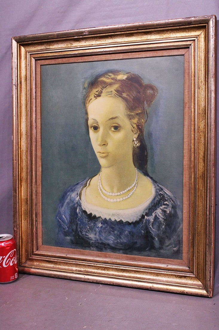 Large signed (Jon) Corbino 1945 of a young lady. Estate fresh, has his address on the back (1 of 5)