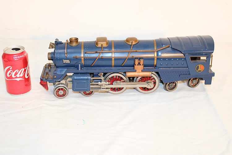 Lionel standard locomotive #400E in blue in nice condition. Private collection (deceased): Lionel standard locomotive #400E in blue in nice condition. Private collection (deceased)