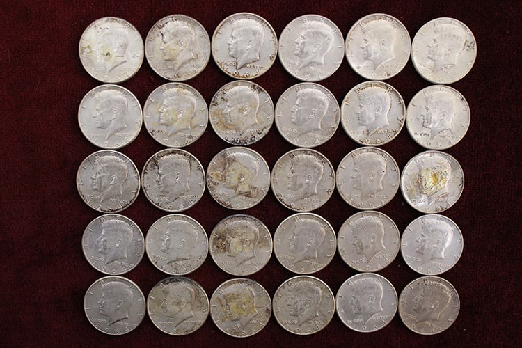 30 Silver Kennedy Halves (1 of 11)