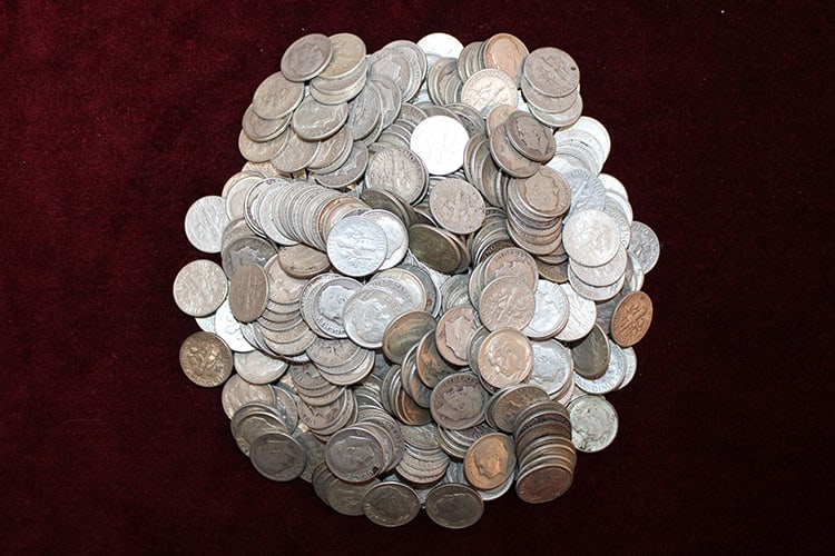 400 Silver Roosevelt Dimes (1 of 3)