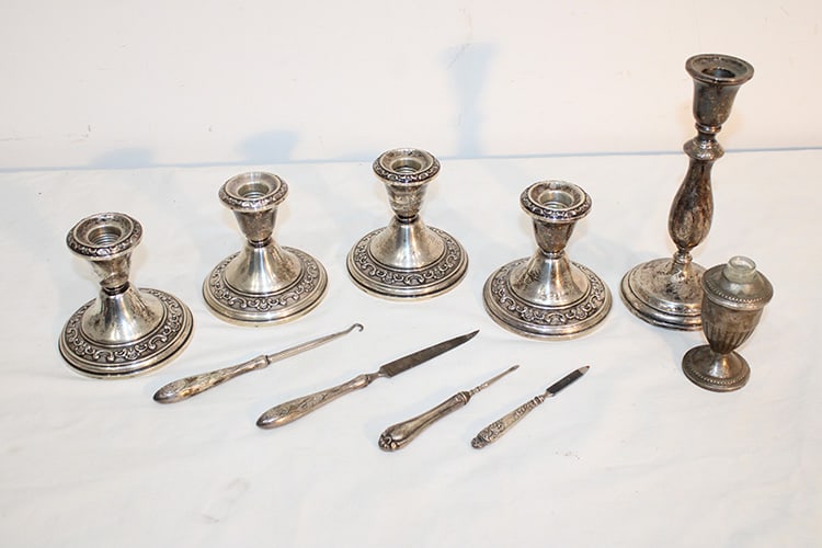 Group Of Weighted Sterling Silver (1 of 2)