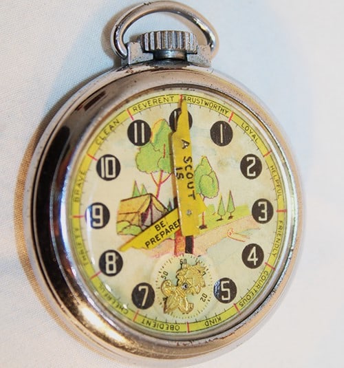 Rare 1930s Boy Scout Pocket Watch And Original 1930s Official 1st Aid Kit With The Original Holster (1 of 6)
