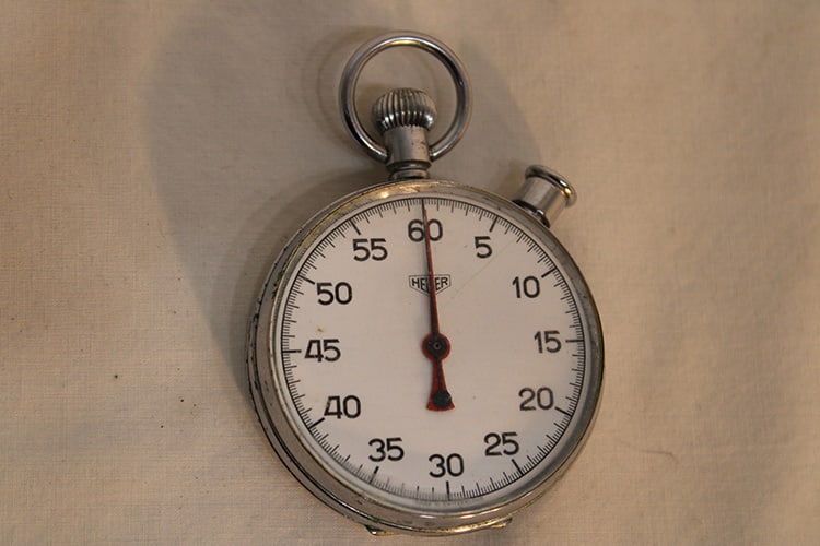 Vintage Hever Stopwatch In Working Condition (1 of 4)