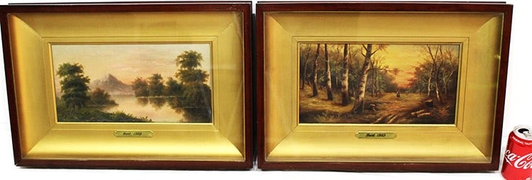 Pair Of Nice Paintings With A Placard (Hunt 1909) (1 of 5)