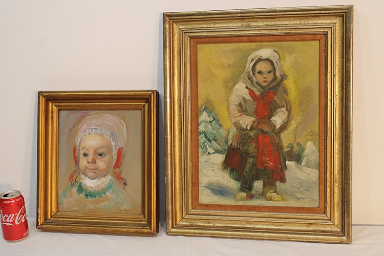 2 Signed Jon Corbino Paintings (1905-1964) (1 of 8)