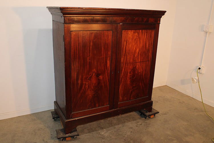 19Th C. Period 2 Door Inlaid Cupboard (1 of 7)