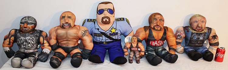 5 Large Vintage WCW Wresting Toys From The 90s (1 of 4)