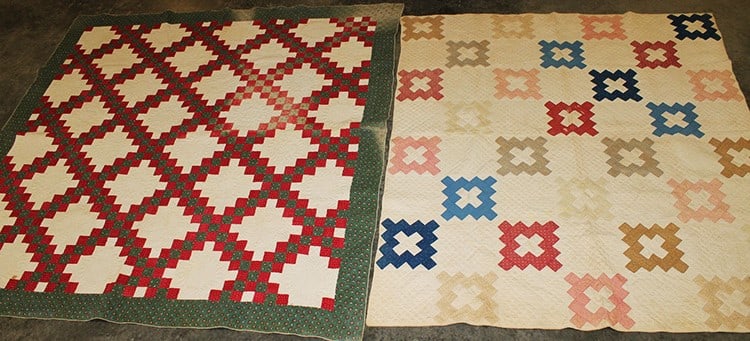 2 Hand Made Antique Quilts (1 of 6)