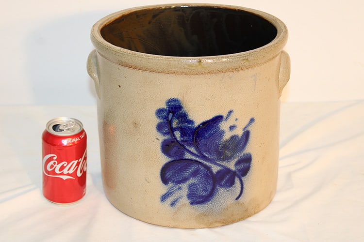 Antique Stoneware Crock N. A. Whites And Sons Utica NY (1 of 3)