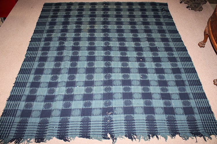 Civil War Blanket Of Capt. Henry R. Jones (Wrapped Up As A Wounded Soldier) (1 of 6)