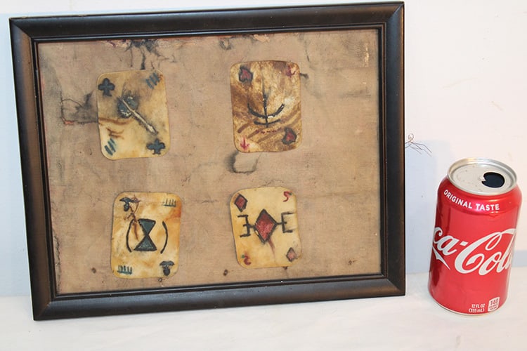 Four Apache Indian Playing Cards (1 of 7)