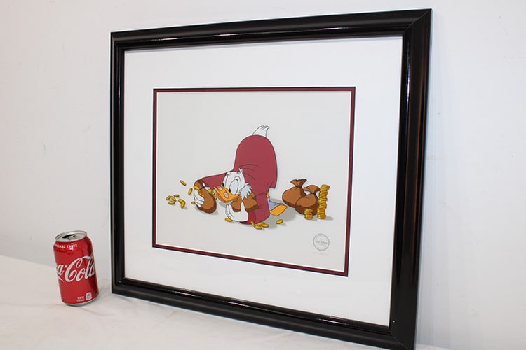 Walt Disney Limited Edition Serigraph Cell Of Miser Mcduck 1994 (1 of 6)