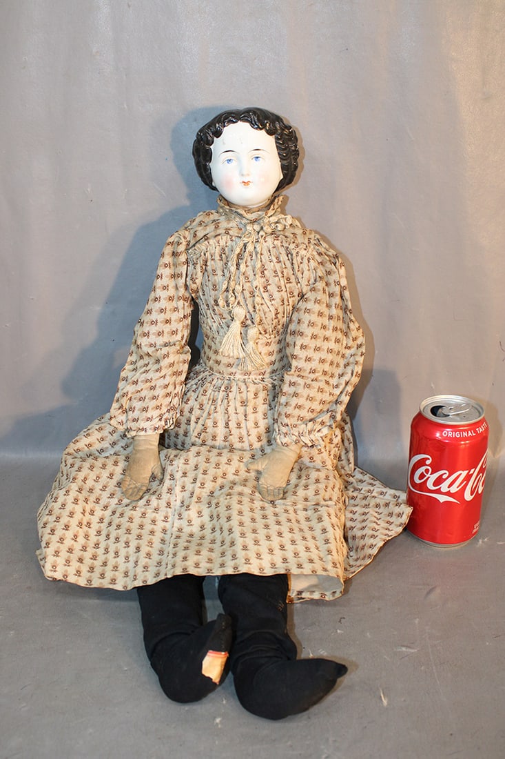 Large 24" Antique China Doll With Original Cloths (1 of 6)