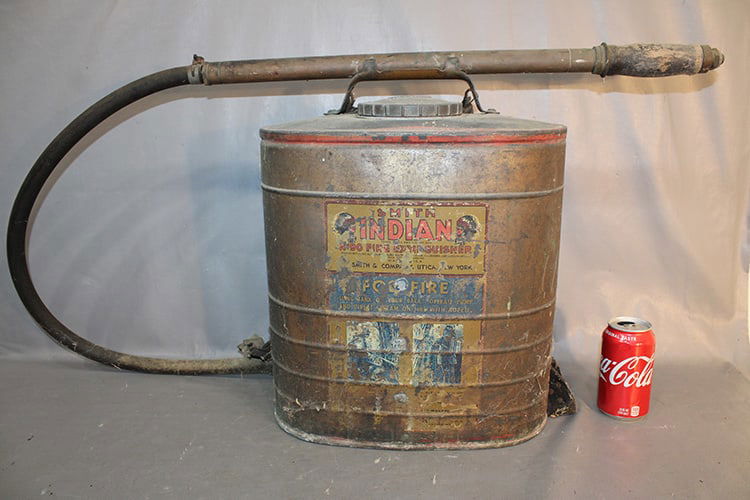 Early Smith Indian #90 Fire Pumper Utica NY (1 of 5)