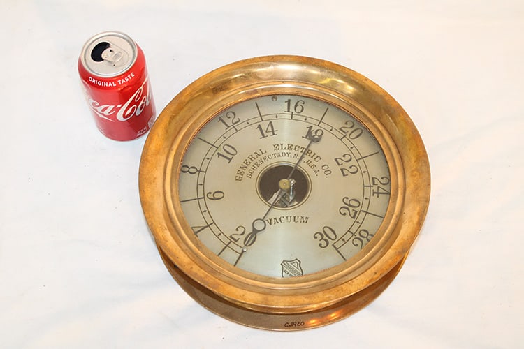 Great General Electric 11" Vacuum Gauge (1 of 4)
