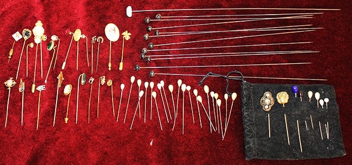Group Of Antique Hat And Stick Pins (1 of 5)