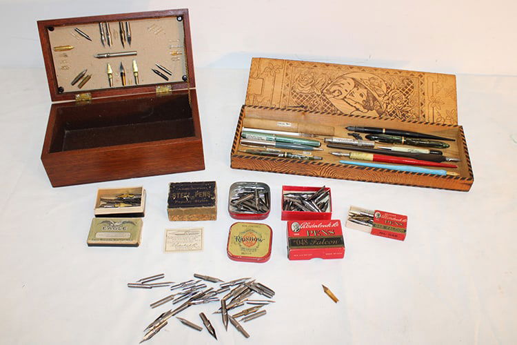 Collection Of Antique Pens And Tips (1 of 6)