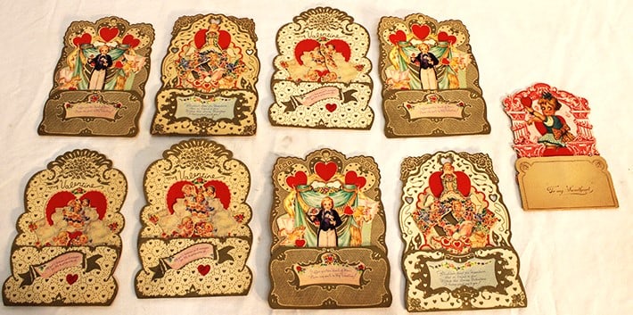 9 Mechanical Early 1900s Valentine Cards (1 of 5)