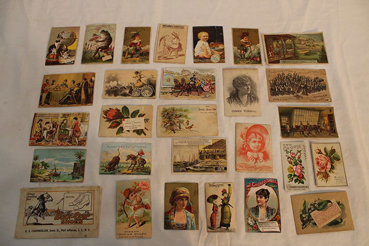 28 Antique Advertising Trade Cards (1 of 5)