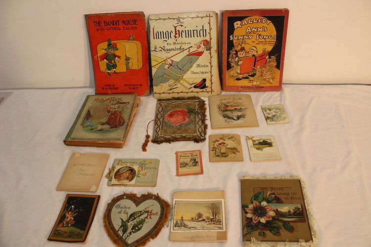 Group Of Early Books, Some Children, Some From The 1800s (1 of 6)