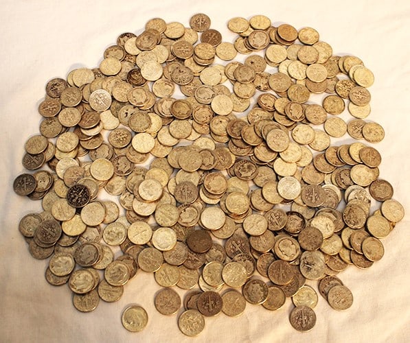 388 Roosevelt Dimes $38.80 Face Value, 30.96 Ozt (1 of 4)