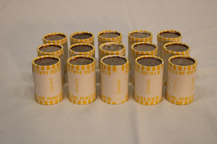 300 Kennedy Halves Mostly From The 70s In 15 Unopened $10 Rolls (1 of 3)