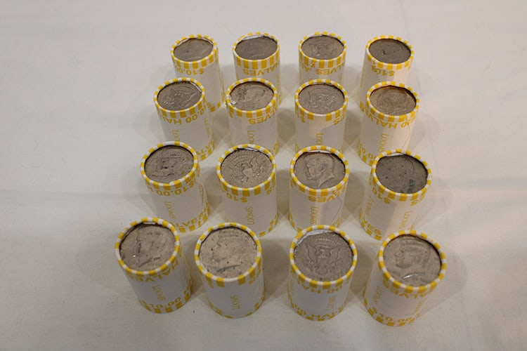 320 Kennedy Halves Mostly From The 70s In 16 Unopened $10 Rolls (1 of 3)