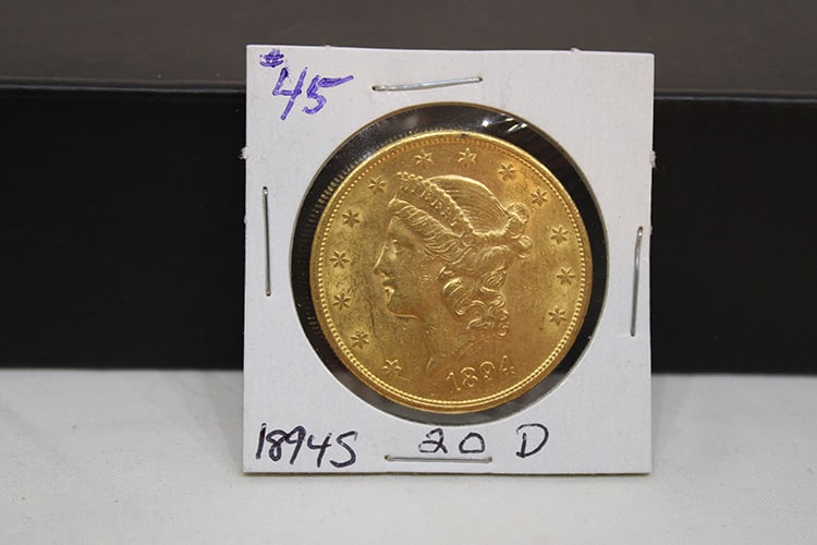 1894-S $20 Gold Coin (1 of 2)
