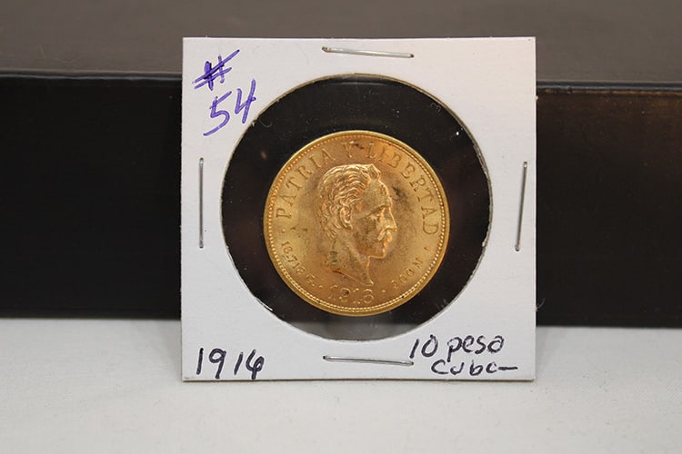 1916 Gold Coin  10 Peso 16.7 Grams (1 of 2)