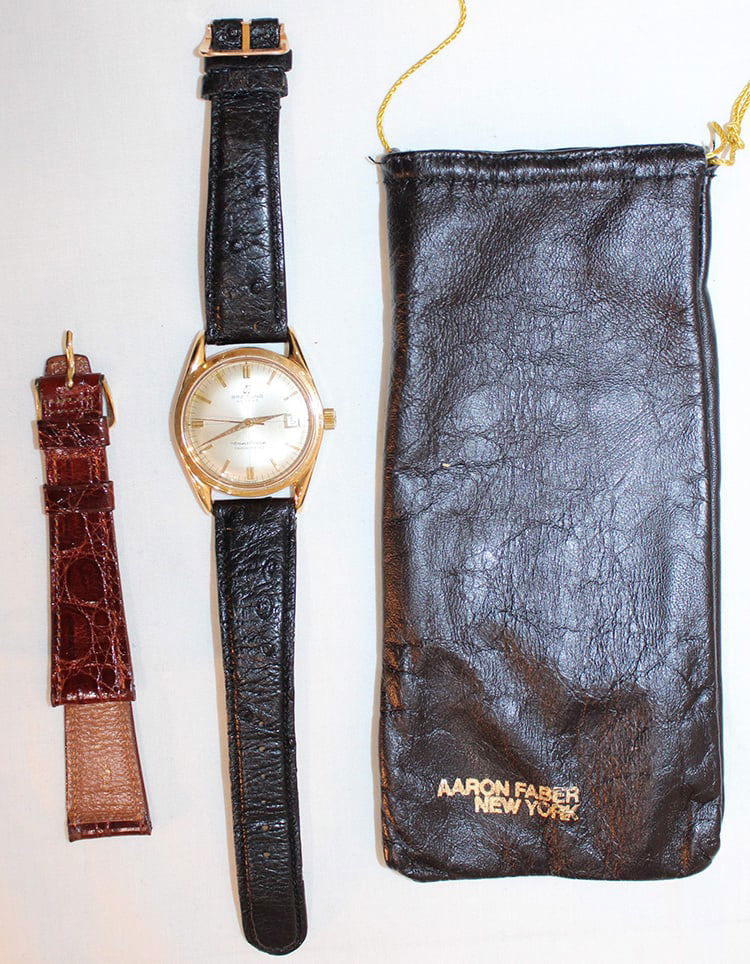 Fabulous Heavy 18K Gold Breitling Man Wrist Watch (Working) (1 of 6)