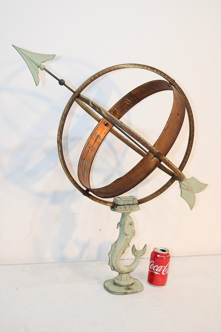 Large Armillary Sphere Signed Sune Rooth From 20Th C. (1 of 4)