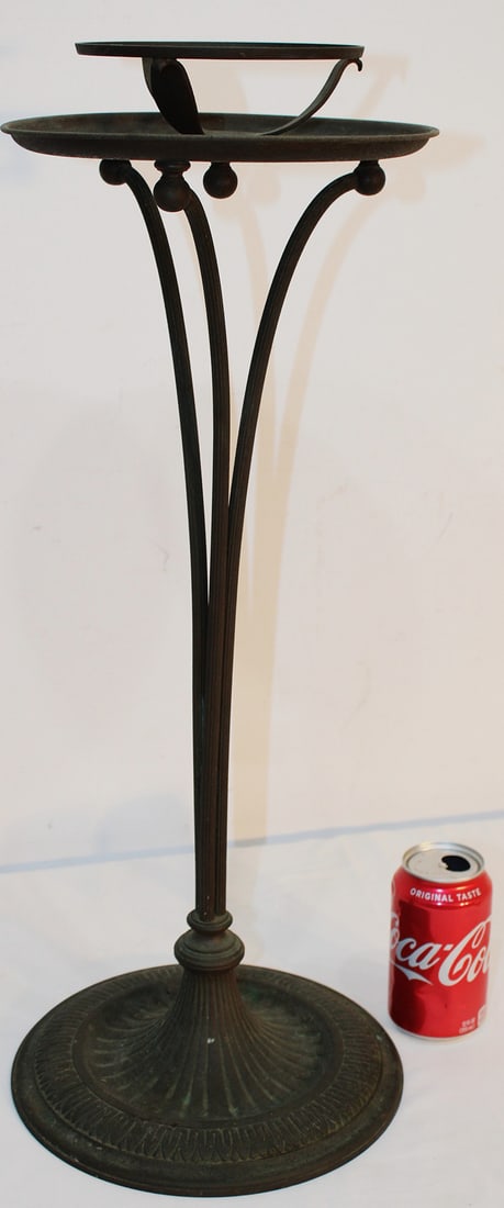 Signed Tiffany Studios Floor Standing Ash Tray #1658 (1 of 6)