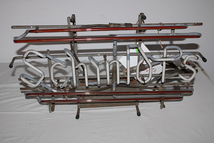 Schmidt's Neon 2 Color (1972?) Advertising (1 of 4)