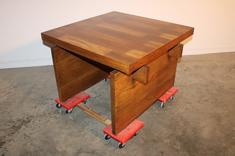 Nice "Lane" Brutalist Mid Century Coffee Table (1 of 4)