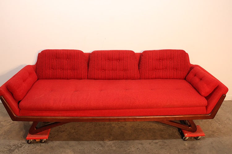 Adrian Pearsall Style Gondola Sofa By Rowe (1 of 10)