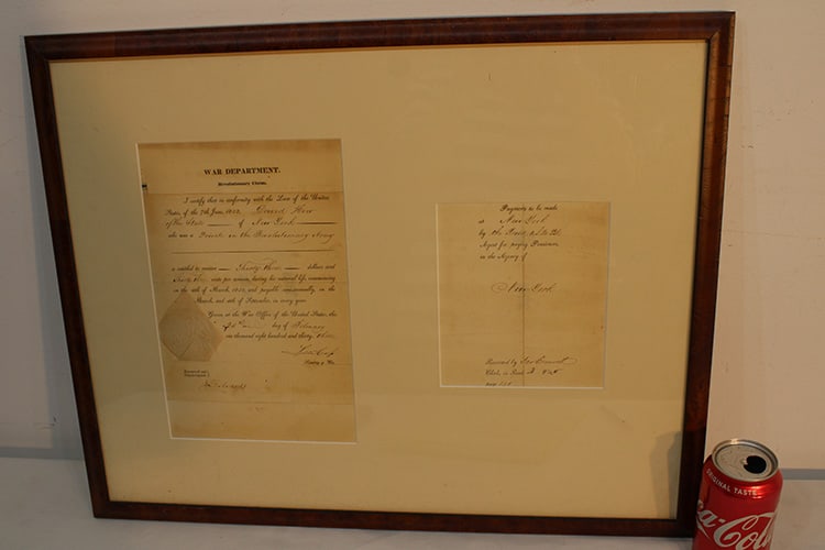 Great Revolutionary War Claim Dated 1832 From David How (Ballston Centre NY) (1 of 7)